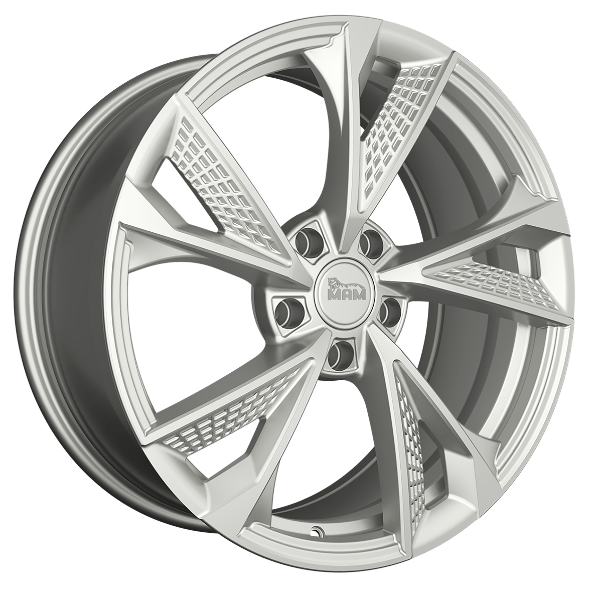 MAM Felgen RS6 17x7.5 ET40 5x114.3 Silver Painted