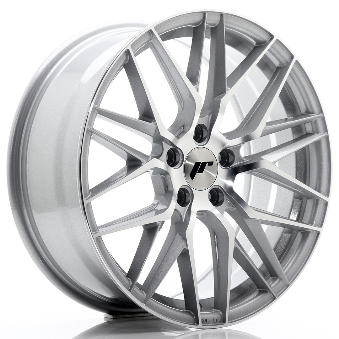 Japan Racing JR28 18x7.5 ET40 5x112 Silver Machined Face