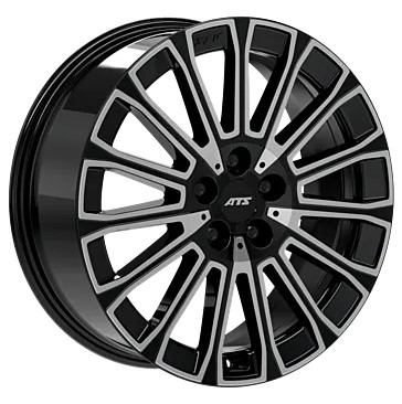 ATS OBSESSION 19x7.5 ET40 5x112 Diamant Schwarz Frontpoliert