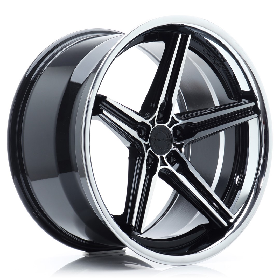 Concaver CVR9 21x10.5 ET0-10 Noir Diamant Taillé (ET et entraxe sélectionnables librement)