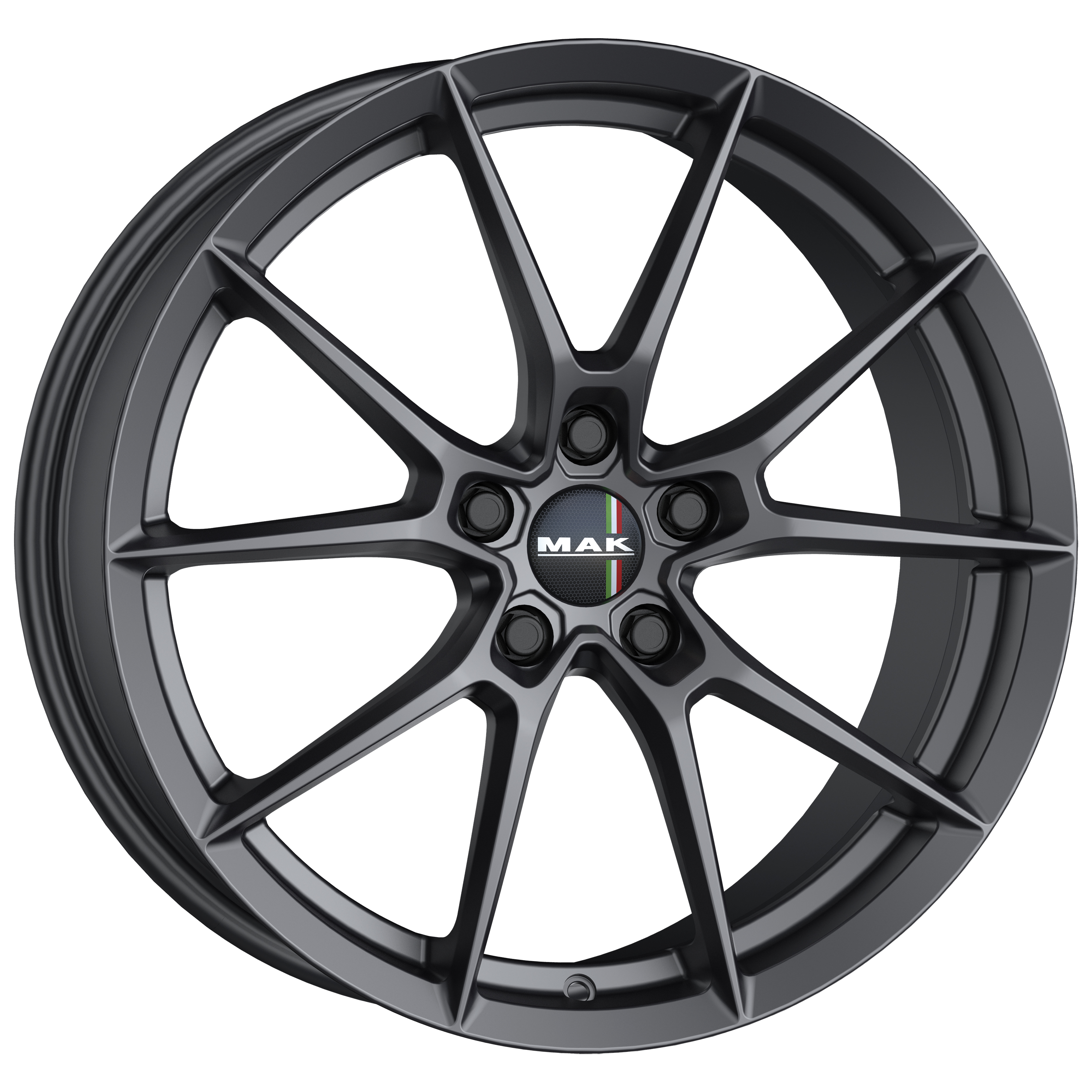 MAK NRG 19x8 ET25 5x112 Gloss Gunmetal