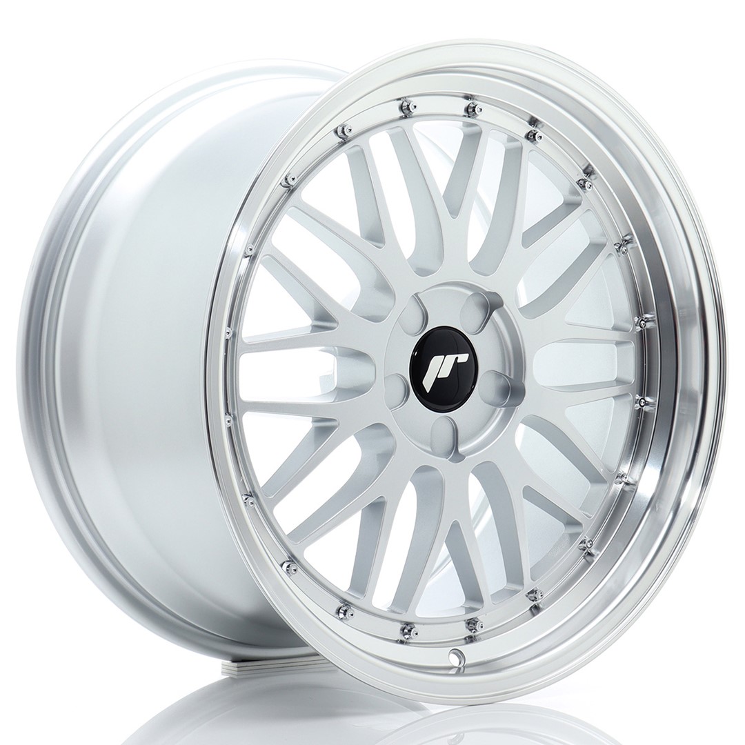 Japan Racing JR23 19x10 ET20-51 Hyper Silver Machined Lip (ET und LK frei wählbar)