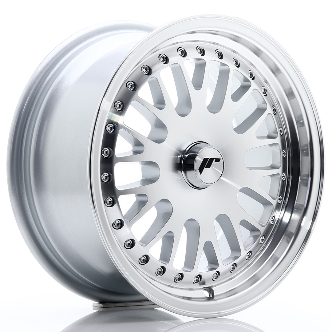 Japan Racing JR10 15x7 ET30 Blank Silver Machined Face