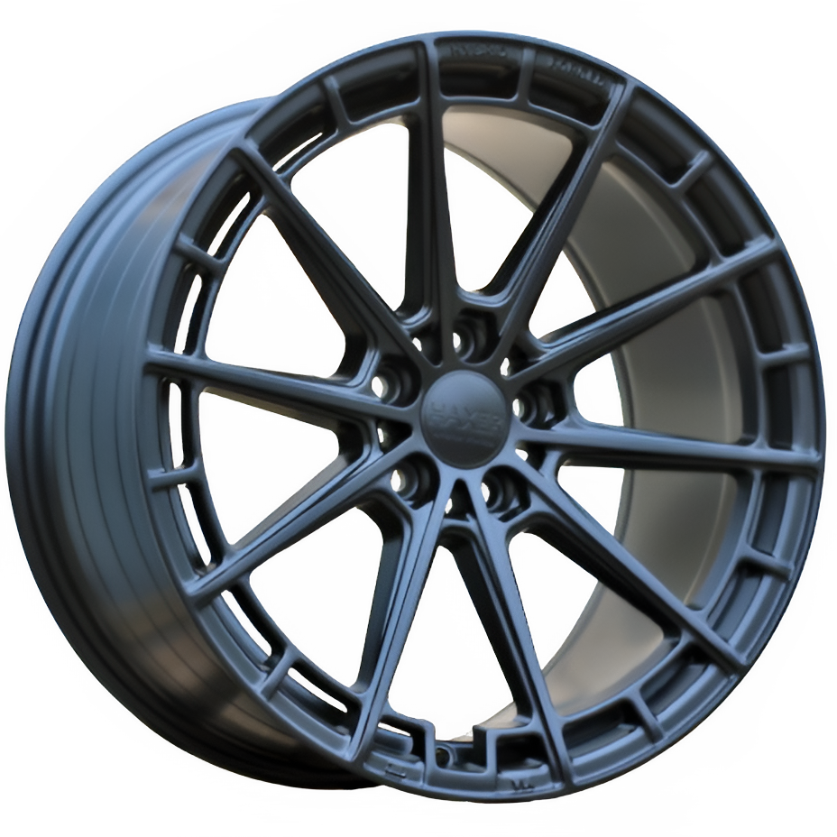 Haxer HX019F 18x8 ET35 5x112 Black Half Matt