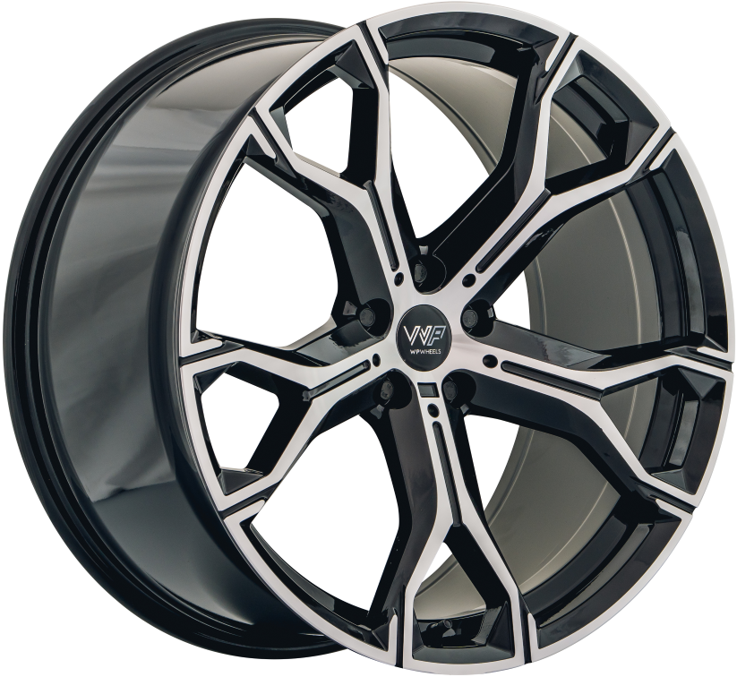WP Wheels 679 21x9.5 ET31 5x112 Glanz-Schwarz Frontpoliert
