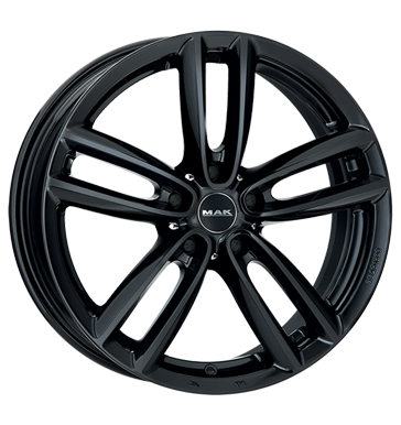 MAK OXFORD 16x7 ET52 5x112 Gloss Black