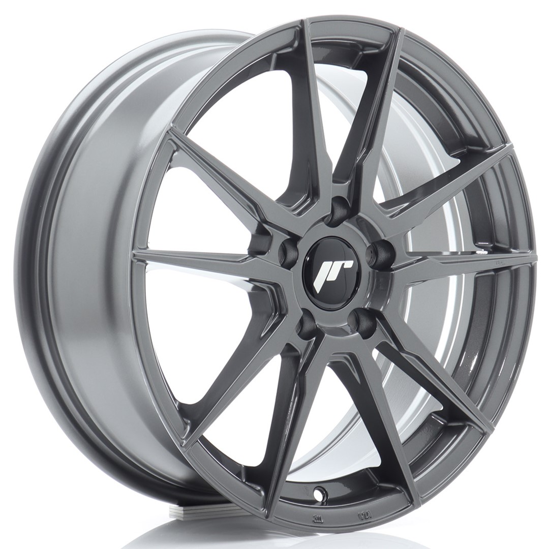Japan Racing JR21 17x7 ET40 5x100 Hyper Grey
