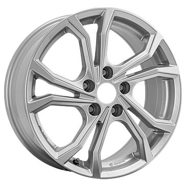 RCDesign RE2 16x6.5 ET44 5x114.3 Crystal Silver (KS)