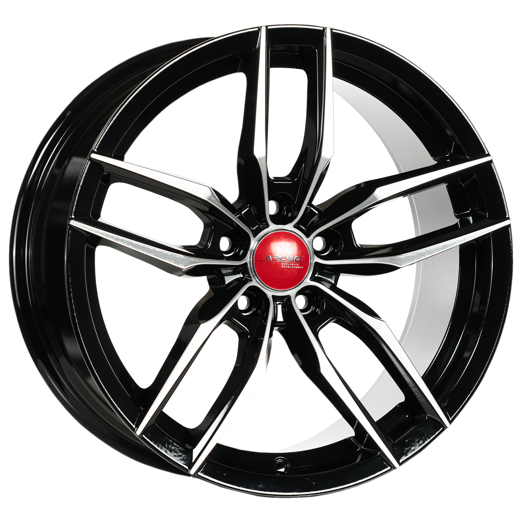 Arceo MADRID 18x8.5 ET37 5x120 Black Diamond