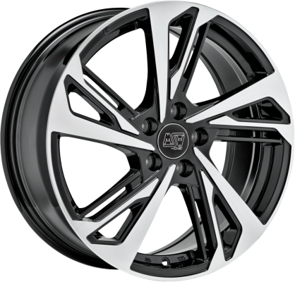MSW 60 17x7 ET42 5x108 Gloss Black Full Polished