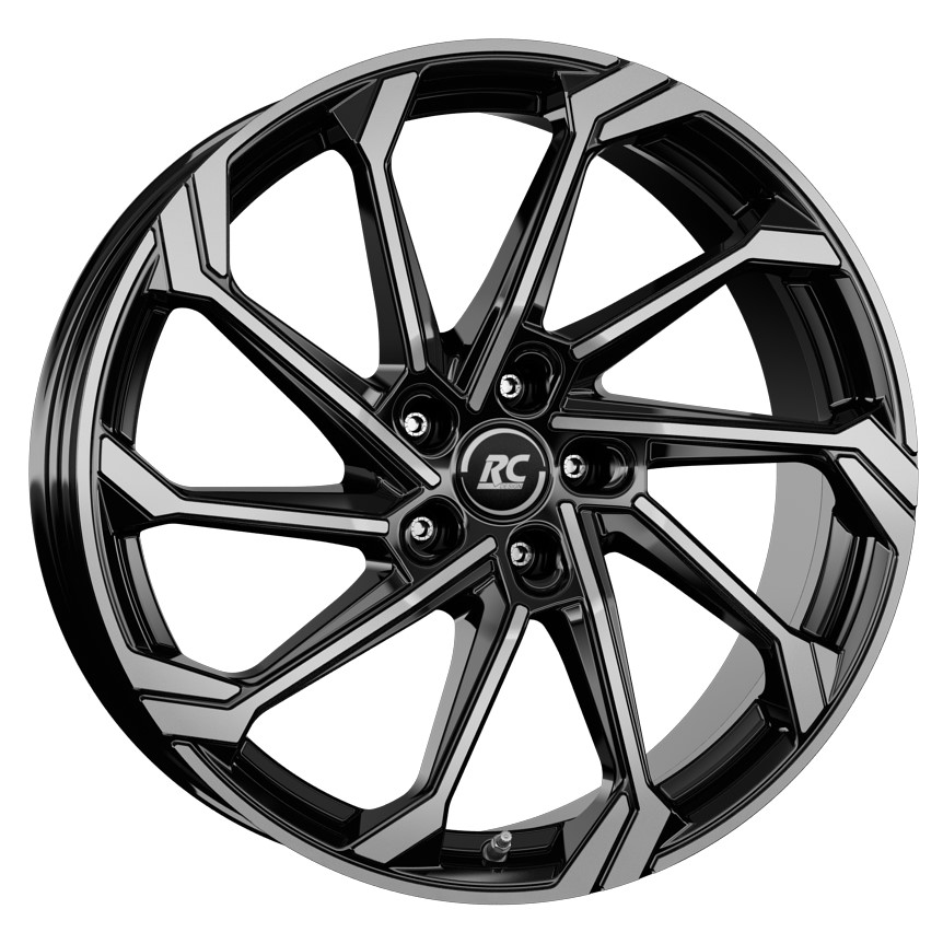 RCDesign RC36 20x8.5 ET38 5x112 Schwarz Glanz Voll-Poliert (SGVP)