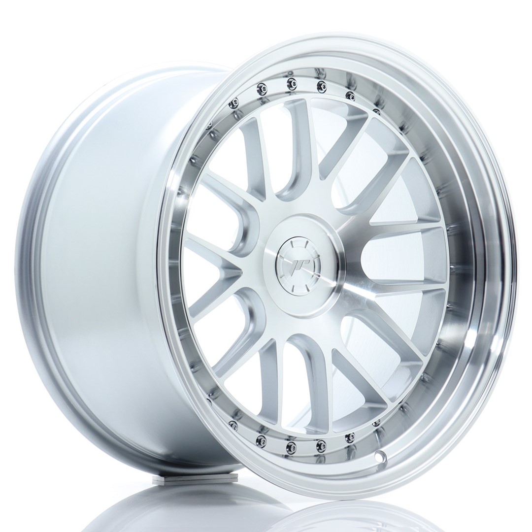 Japan Racing JR40 19x11 ET15-22 Silver Machined Face (ET und LK frei wählbar)