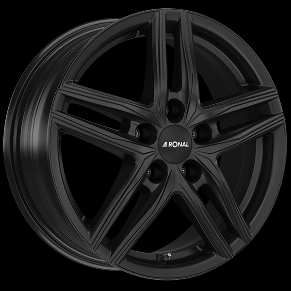 Ronal R65 17x7 ET45 4x108 Jetblack Matt