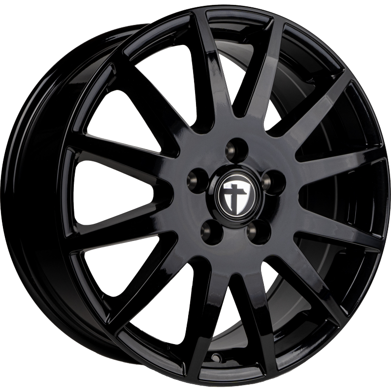 Jantes Tomason TN1F 16x6.5 ET60 5x118 Noir Peint