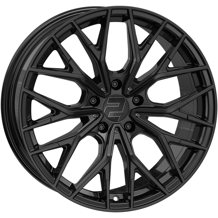 2DRV WH37 19x8.5 ET35 5x120 Schwarz Glanz Lackiert