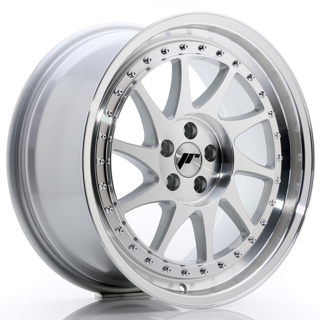 Japan Racing JR26 18x8.5 ET35 5x100 Silver Machined Face