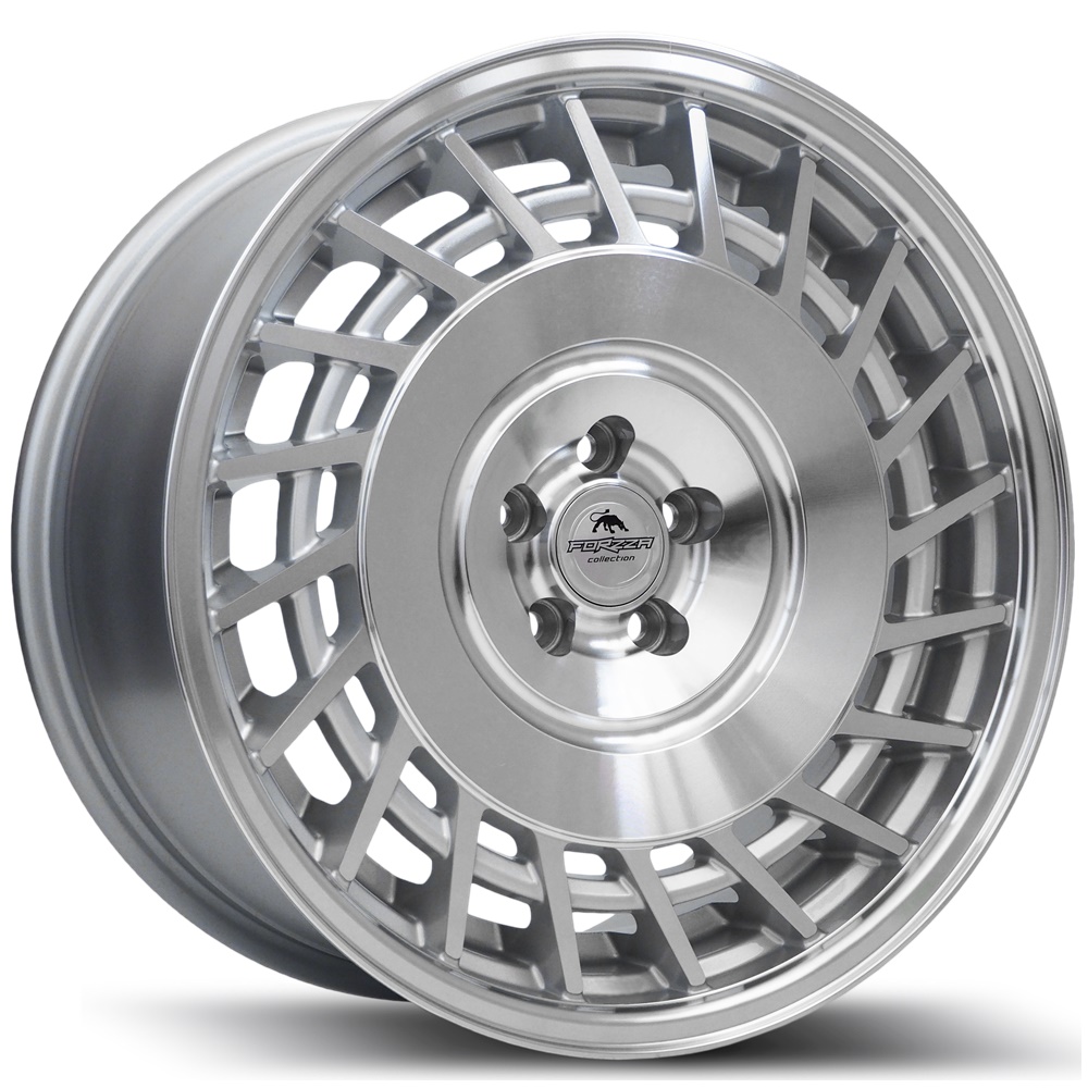 Forzza Wheels LIMIT(L) 18x8.5 ET35 5x100 Face Argentée Finition Usinée