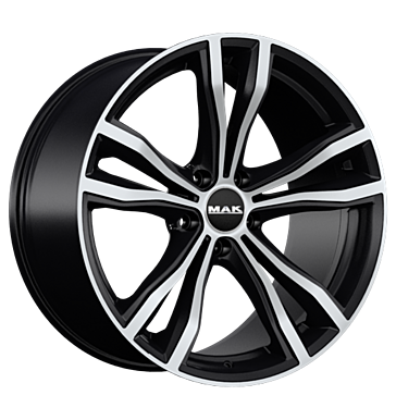 MAK X-MODE 21x10.5 ET43 5x112 Black Mirror