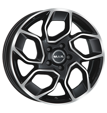 MAK EXPRESS 16x6.5 ET50 5x120 Black Mirror
