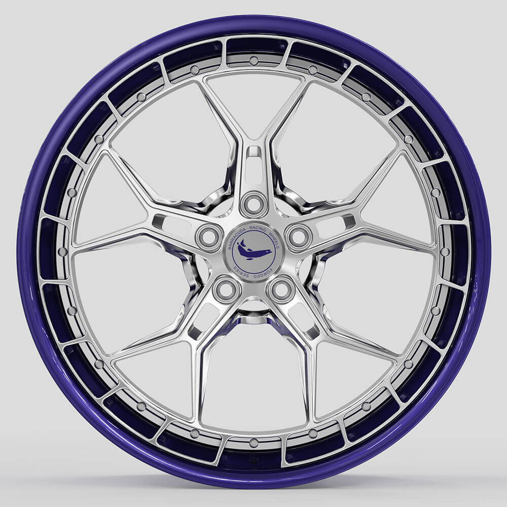 Barracuda Forged F51 17x10 Entraxe, déport et couleur au choix
