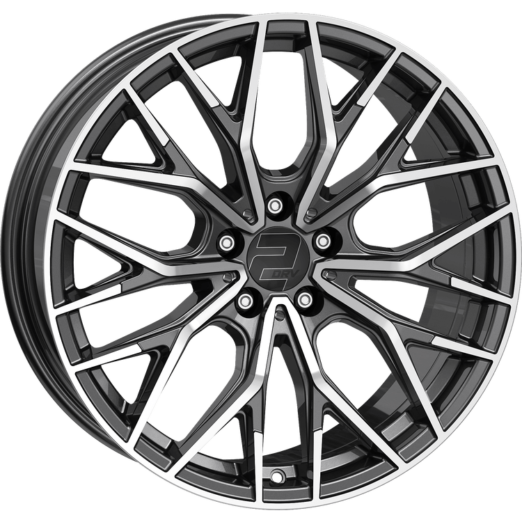 2DRV WH37 19x8.5 ET40 5x108 Dark Gunmetal Poliert