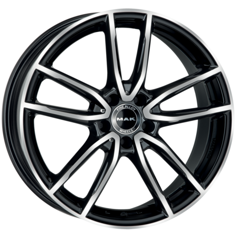 MAK EVO 19x9 ET50 5x112 Black Mirror