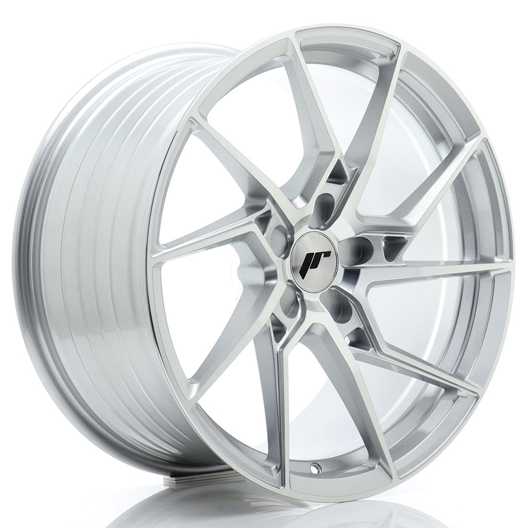 Japan Racing JR33 19x9.5 ET20-45 Argent Face Machinée (ET et entraxe sélectionnables librement)