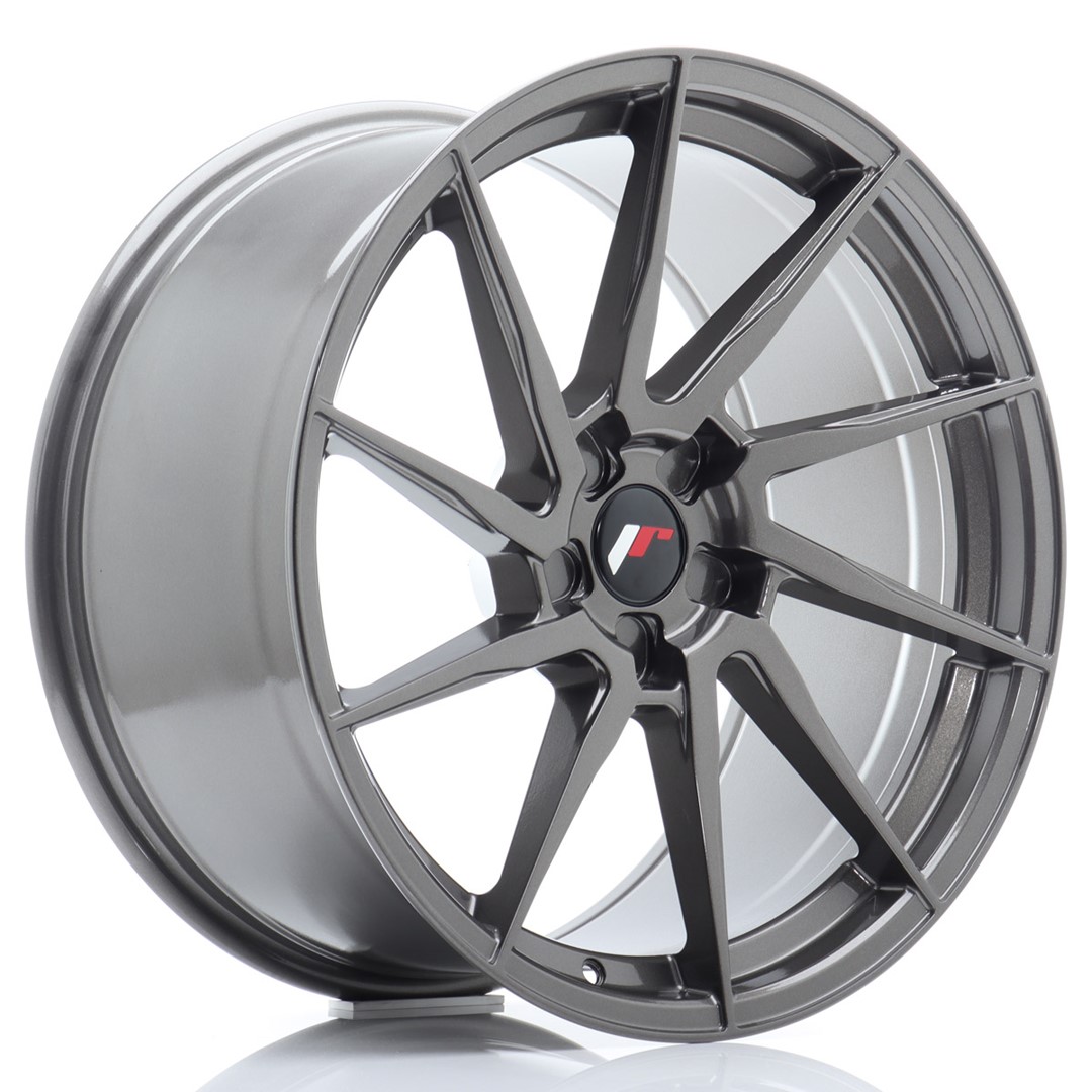 Japan Racing JR36 20x10 ET20-45 Blank Hyper Grey