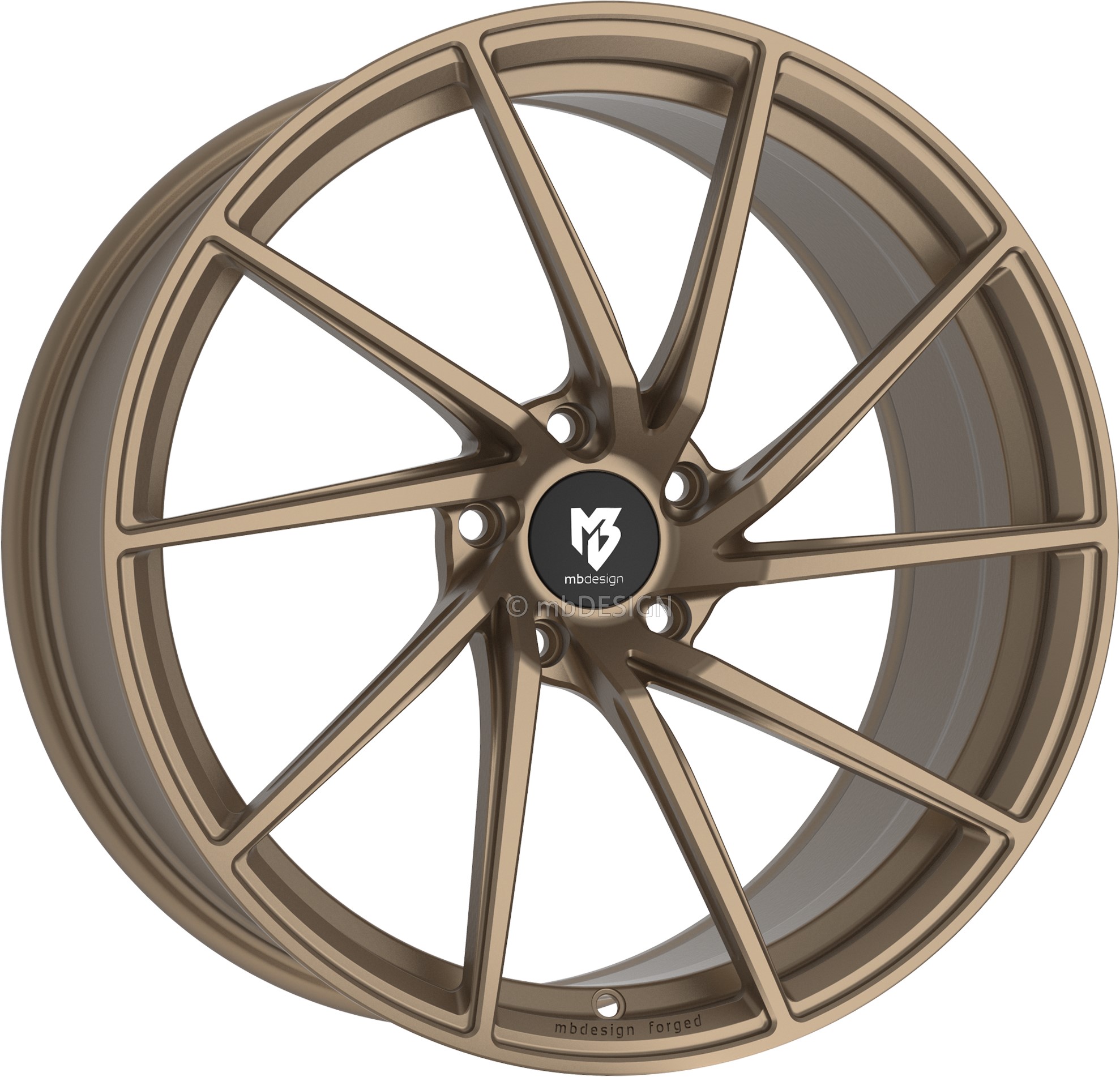 mbDESIGN SF2 19x9 ET42 5x112 Bronze Light Matt