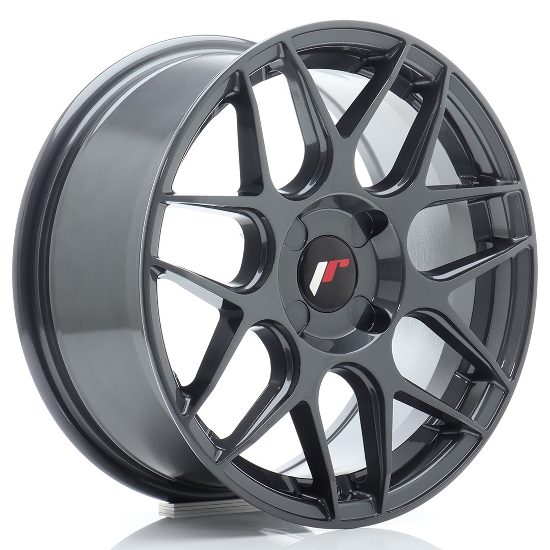 Japan Racing JR18 16x7 ET20-35 Gris Hyper (ET et PCD sélectionnables)