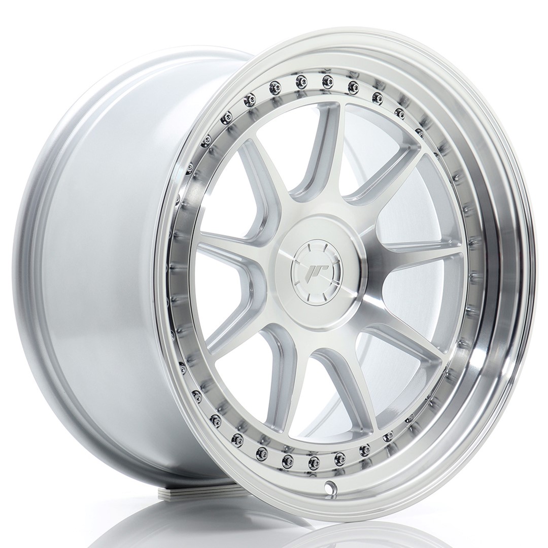 Japan Racing JR47 18x9.5 ET15-35 Silver Machined Face (ET und LK frei wählbar)