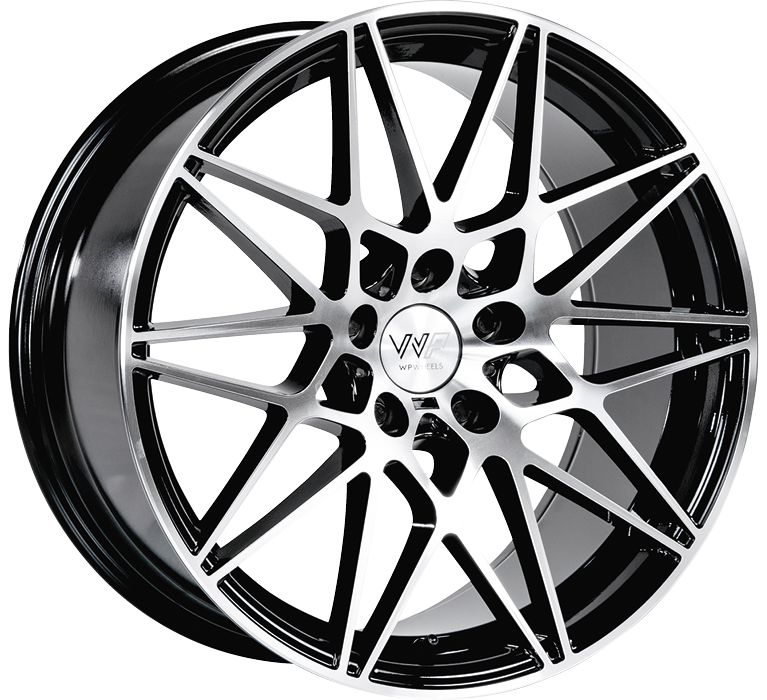 WP Wheels 453 20x8.5 ET35 5x120 Glanz-Schwarz Frontpoliert