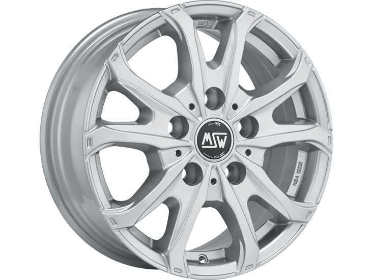 MSW 48 VAN 17x7 ET41 5x118 Full Silver