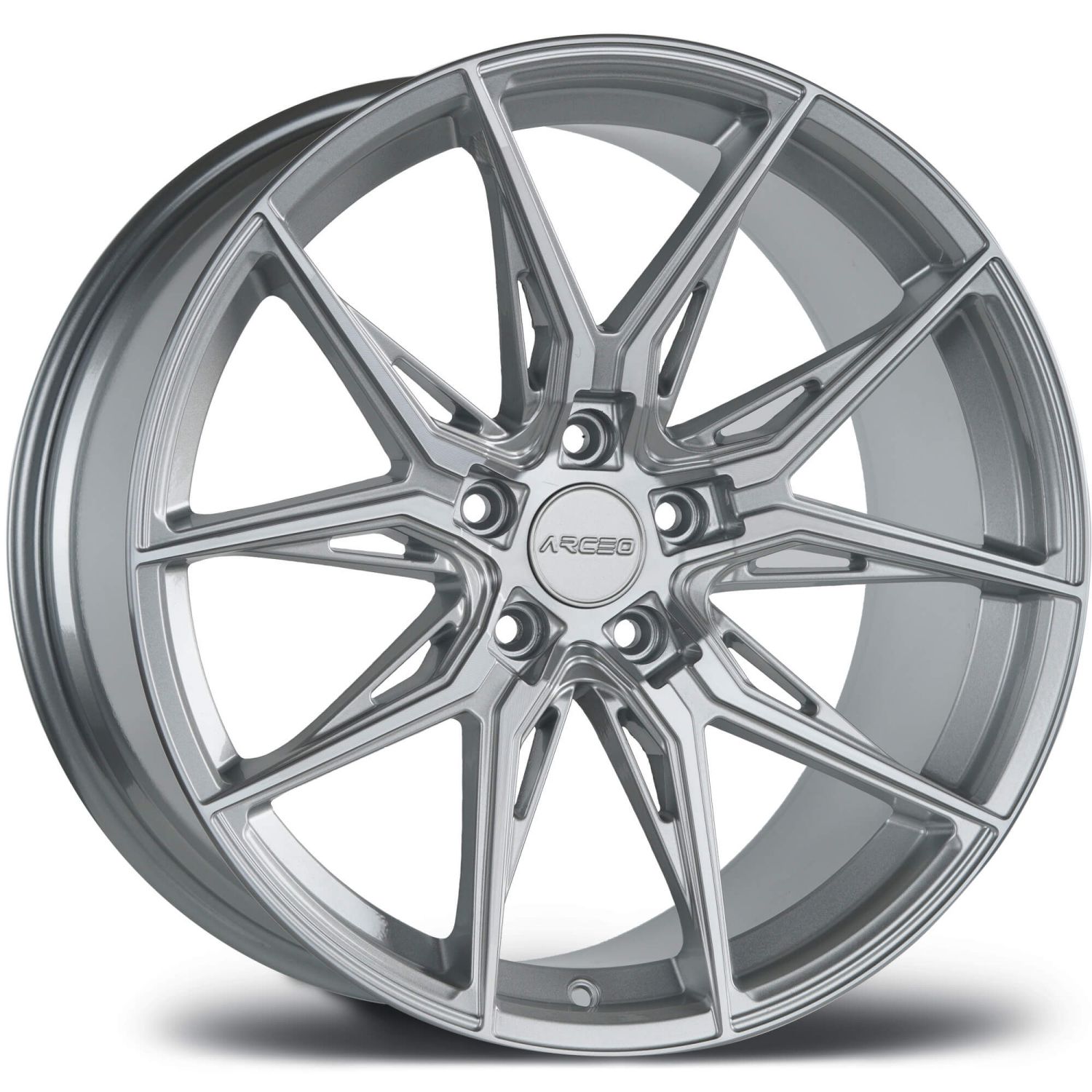 Arceo MARSEILLE 19x8.5 ET35 5x108 Silver Diamond