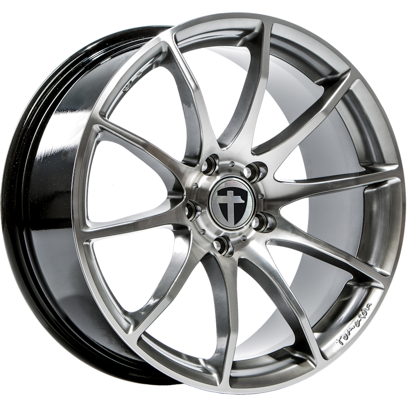 Tomason TN1 17x8 ET35 4x108 Hyperblack Polished