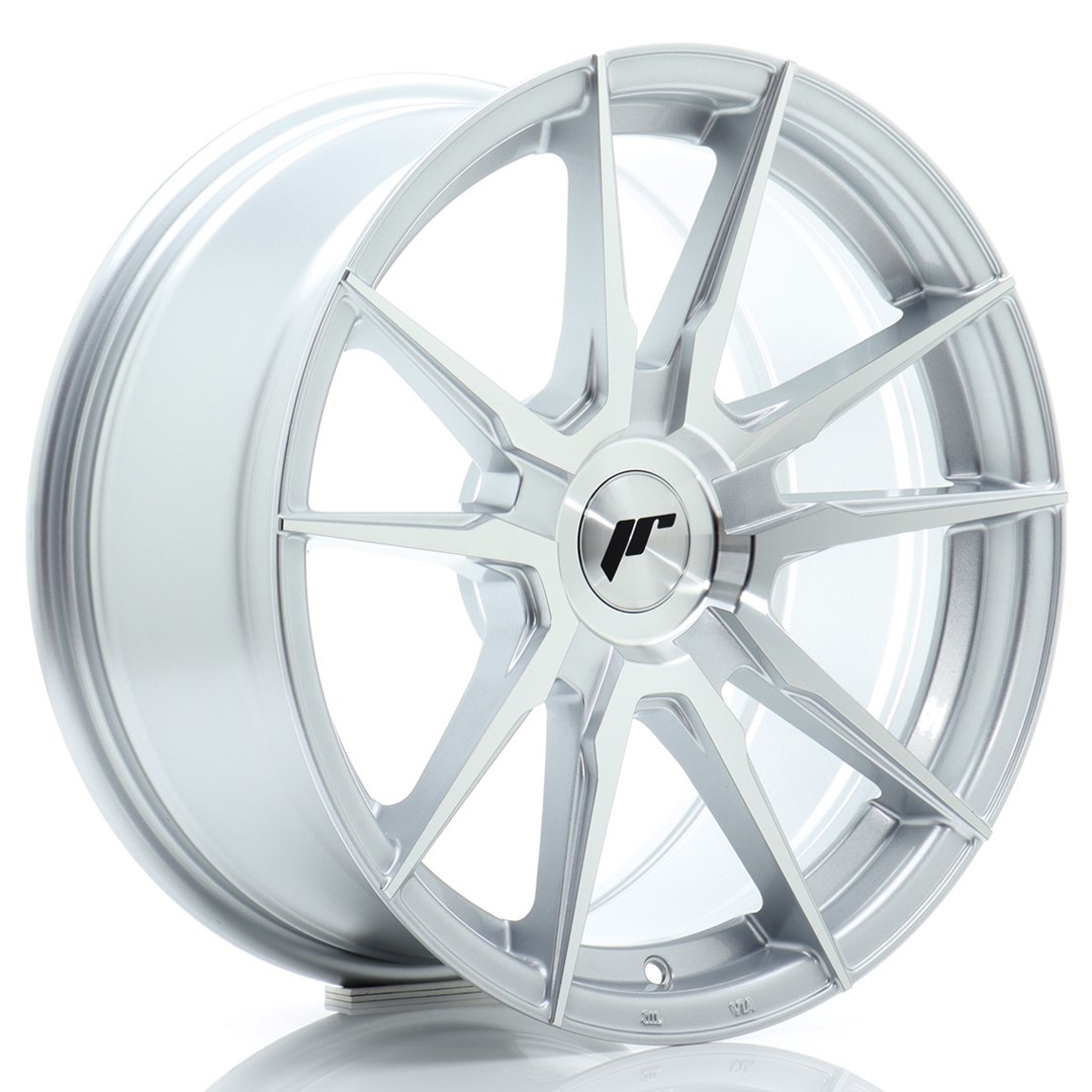Japan Racing JR21 17x9 ET20-45 Blank Silver Machined