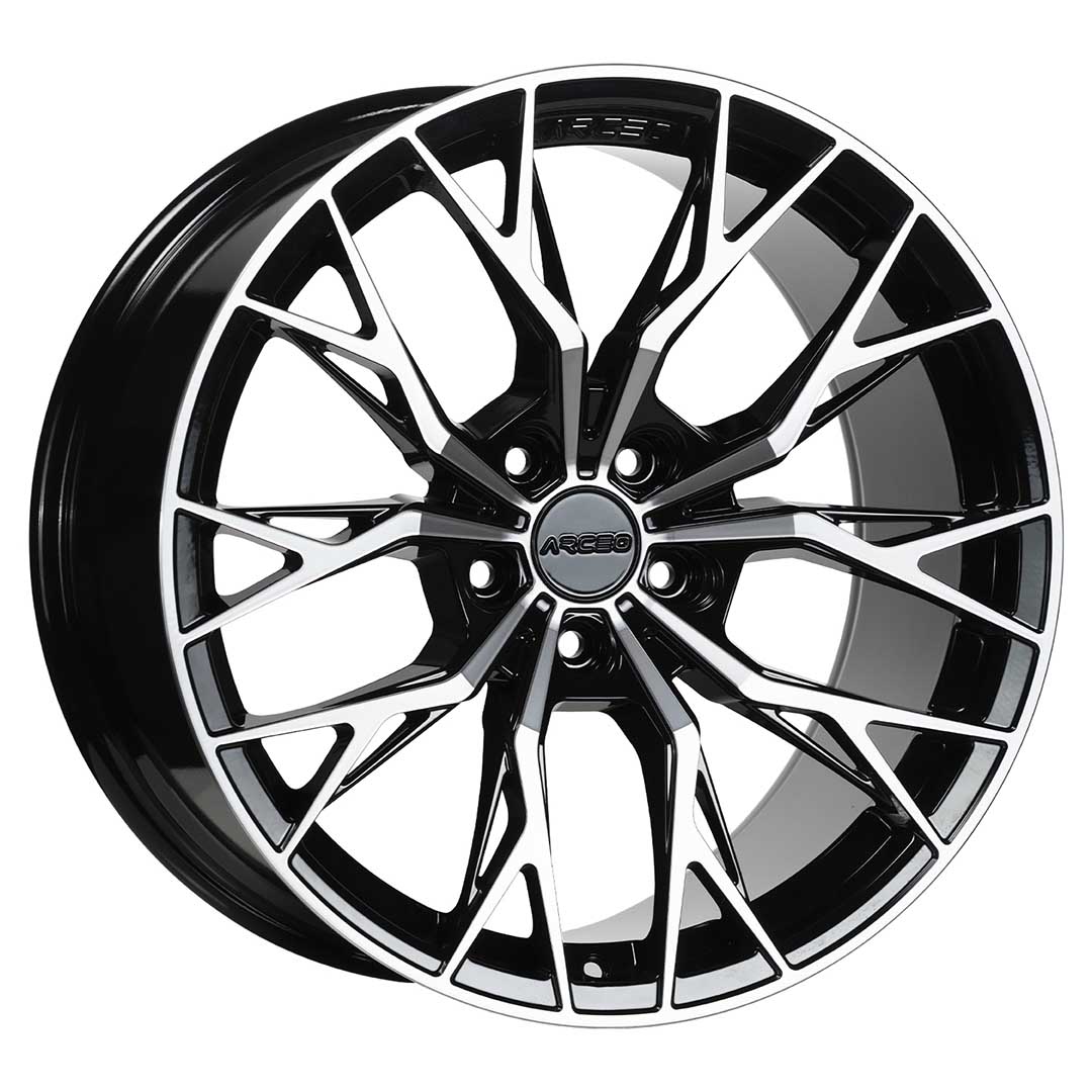 Arceo ROMA 19x8.5 ET30 5x112 Black Diamond