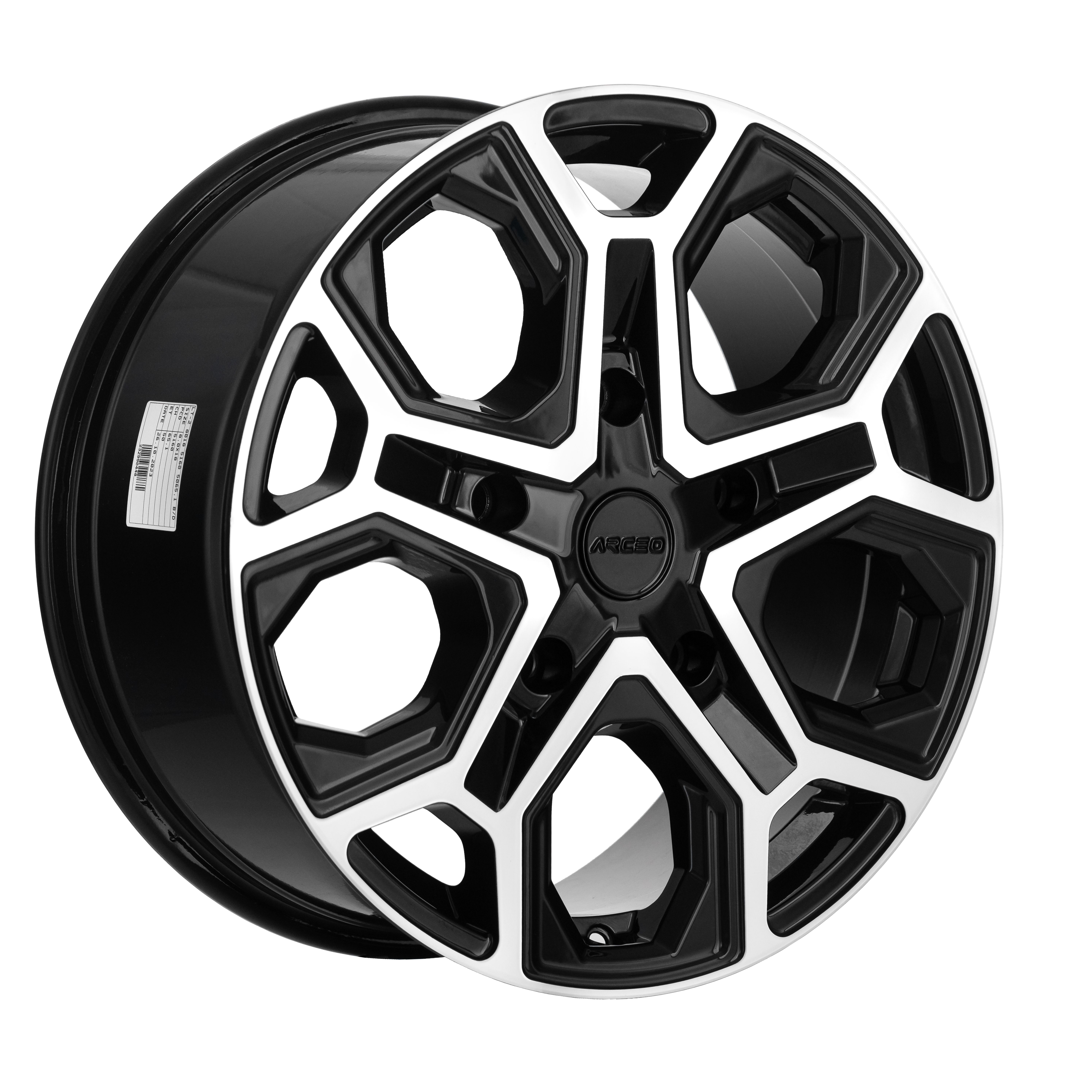 Arceo LT2 18x8 ET50 5x130 Black Diamond