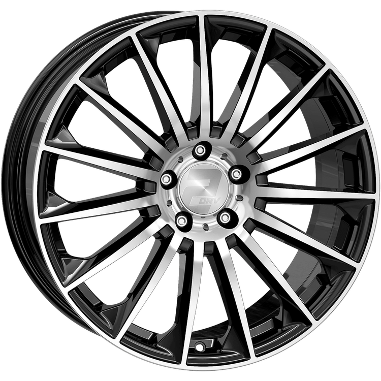 2DRV WH39 22x9.5 ET30 5x112 Schwarz Hochglanzpoliert
