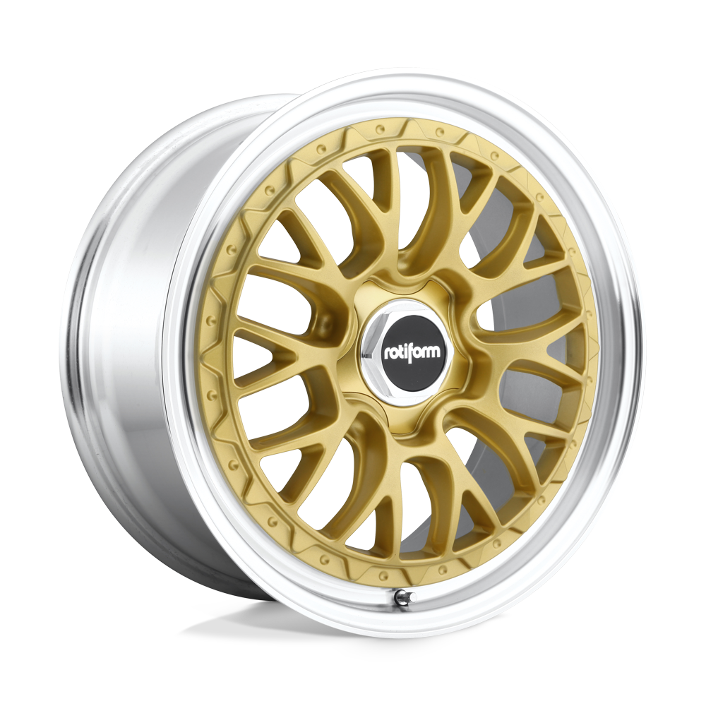 Rotiform LSR 19x8.5 ET45 5x112 Or Noir Usiné