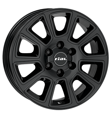 Rial TRANSPORTER 2 16x6.5 ET54 6x130 Diamant Schwarz