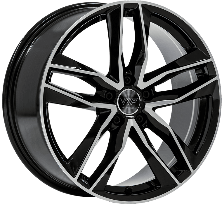 WP Wheels 946 in Glanz Schwarz Frontpoliert Farbe