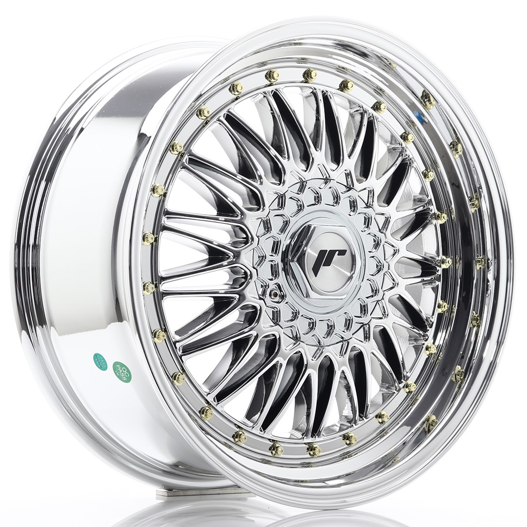 Japan Racing JR9 18x8 ET35-40 Blank Chrome