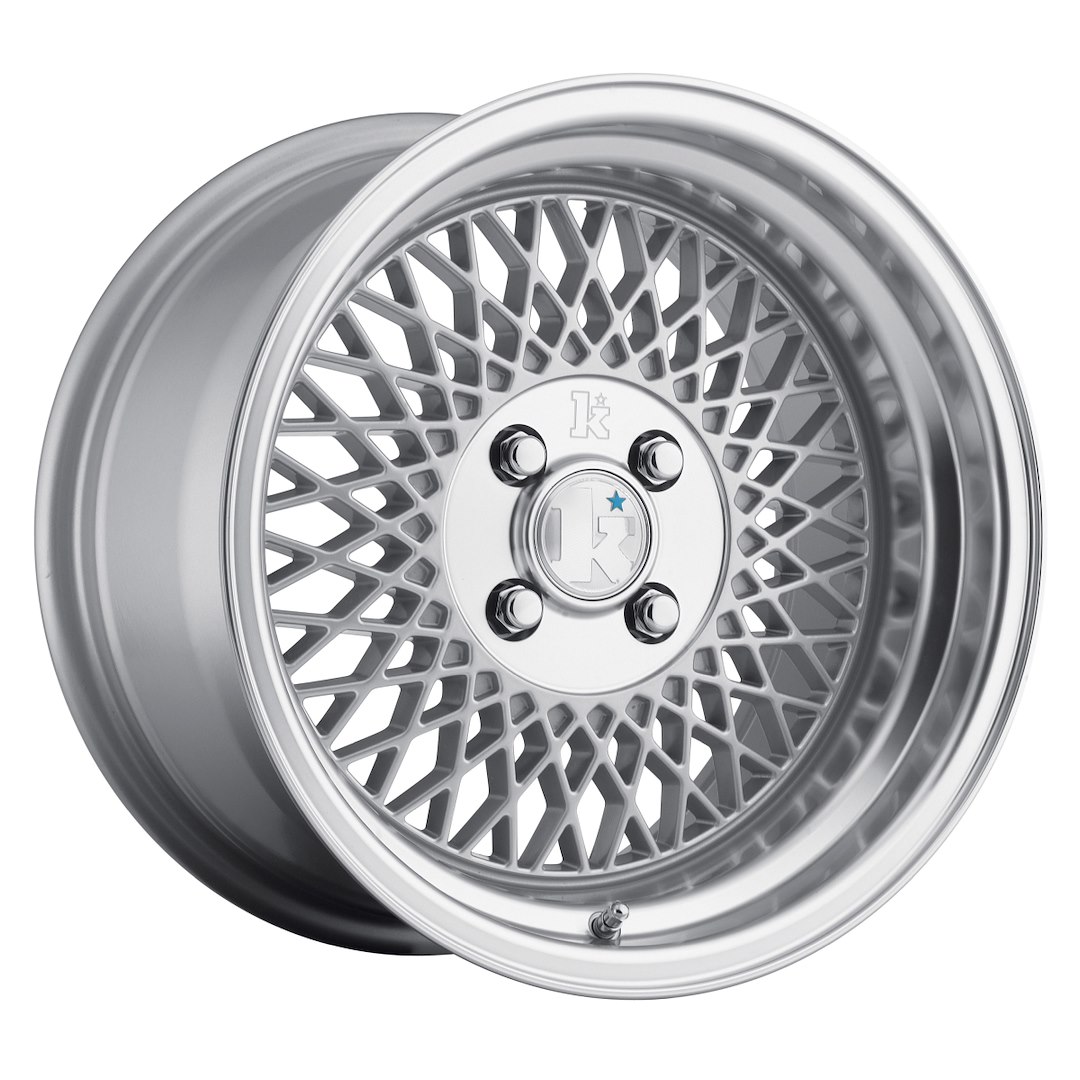 Klutch SL1 15x8.5 ET17 Blank (4H) Silver Machined Lip