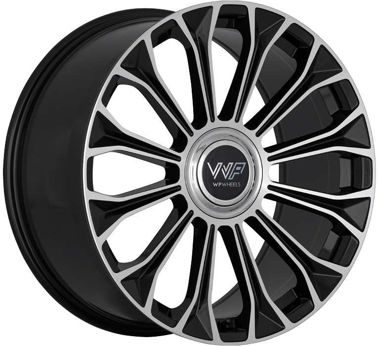 WP Wheels 830 20x8.5 ET38 5x112 Glanz-Schwarz Frontpoliert
