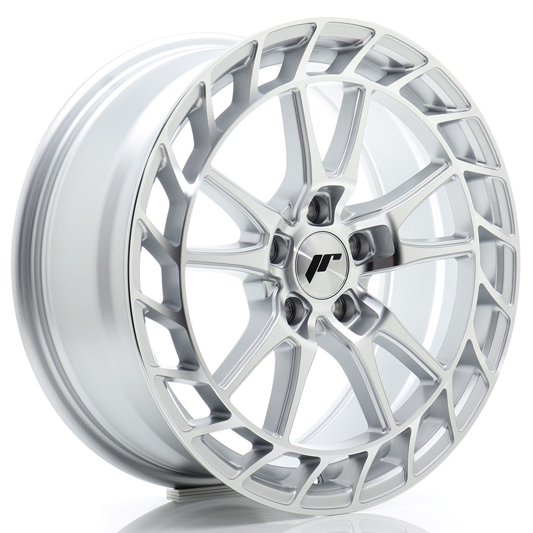 Japan Racing JR45 18x8 ET45 5x112 Argent Face Usinée