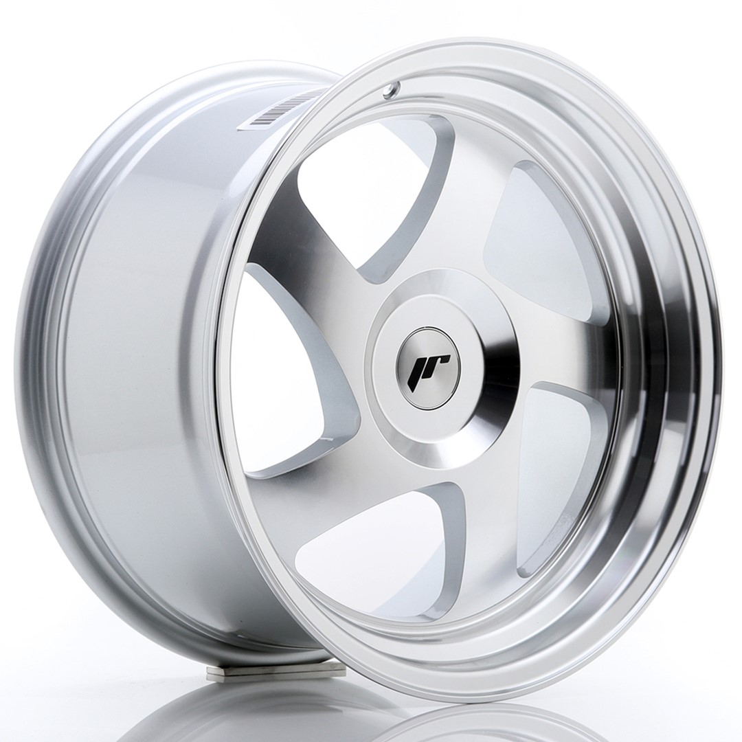 Japan Racing JR15 17x9 ET25 Argent Usiné Face (Entraxe au choix)