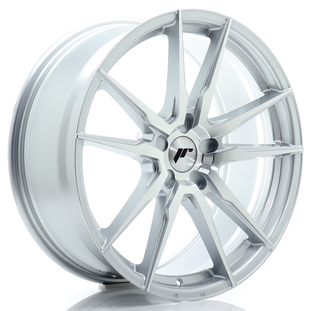 Japan Racing JR21 20x8.5 ET41 5x112 Silver Machined