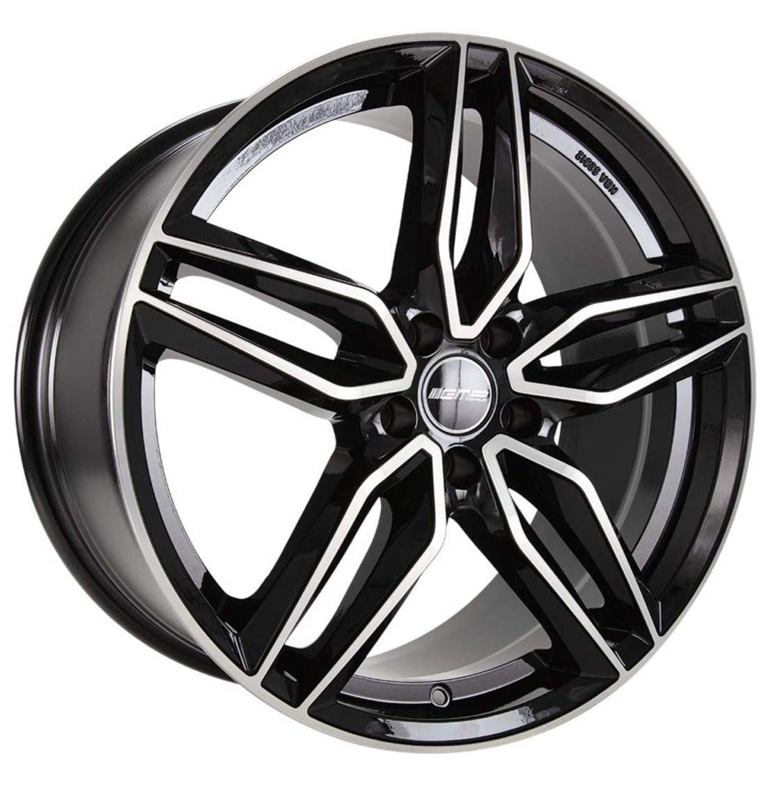 GMP FASTEN 20X9.5 ET50 5X112 BLACK DIAMOND