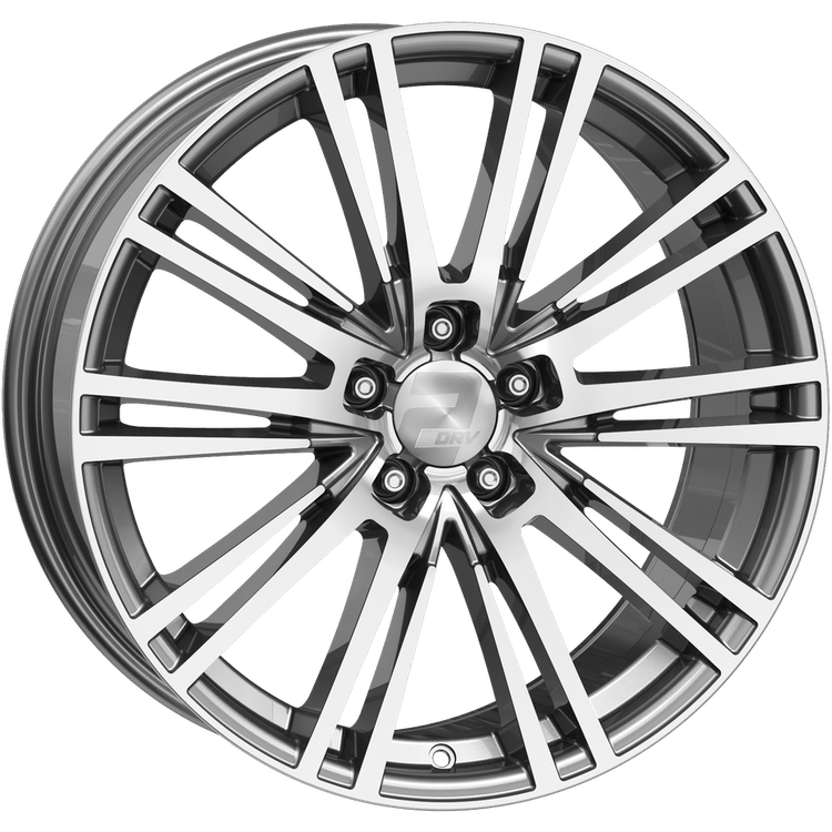 2DRV WH18 17x7.5 ET37 5x112 Daytona Gris Poli Haut Brillant